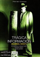 Scandal Sheet - Spanish DVD movie cover (xs thumbnail)