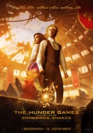 The Hunger Games: The Ballad of Songbirds and Snakes - Danish Movie Poster (xs thumbnail)