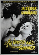 Hon dansade en sommar - Austrian Movie Poster (xs thumbnail)