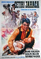 Four Guns to the Border - Yugoslav Movie Poster (xs thumbnail)