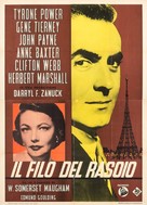 The Razor&#039;s Edge - Italian Re-release movie poster (xs thumbnail)