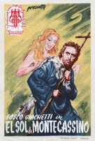 Il sole di Montecassino - Spanish Movie Poster (xs thumbnail)