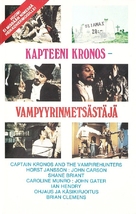 Captain Kronos - Vampire Hunter - Finnish VHS movie cover (xs thumbnail)