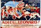 Adieu L&eacute;onard - French Movie Poster (xs thumbnail)