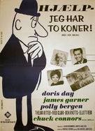 Move Over, Darling - Danish Movie Poster (xs thumbnail)