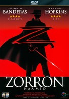 The Mask Of Zorro - Finnish DVD movie cover (xs thumbnail)