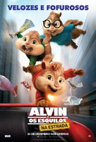Alvin and the Chipmunks: The Road Chip - Brazilian Movie Poster (xs thumbnail)