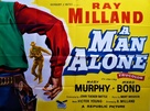 A Man Alone - British Movie Poster (xs thumbnail)