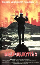 Maniac Cop 3: Badge of Silence - Finnish VHS movie cover (xs thumbnail)