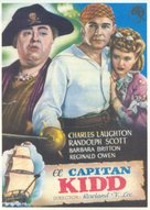 Captain Kidd - Spanish Movie Poster (xs thumbnail)