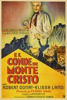The Count of Monte Cristo - Argentinian Movie Poster (xs thumbnail)