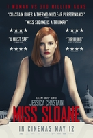 Miss Sloane - British Movie Poster (xs thumbnail)