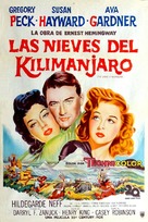 The Snows of Kilimanjaro - Argentinian Movie Poster (xs thumbnail)