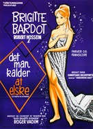Le repos du guerrier - Danish Movie Poster (xs thumbnail)