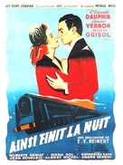 Ainsi finit la nuit - French Movie Poster (xs thumbnail)