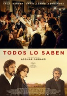Todos lo saben - Spanish Movie Poster (xs thumbnail)