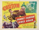 Sunset Carson Rides Again - Movie Poster (xs thumbnail)