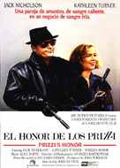 Prizzi&#039;s Honor - Spanish Movie Poster (xs thumbnail)