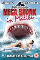 Malibu Shark Attack - British DVD movie cover (xs thumbnail)