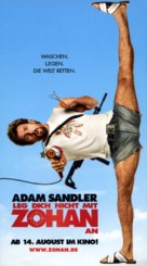 You Don&#039;t Mess with the Zohan - German Movie Poster (xs thumbnail)