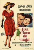 That Kind of Woman - Spanish Movie Poster (xs thumbnail)