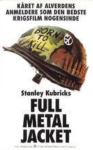 Full Metal Jacket - Danish VHS movie cover (xs thumbnail)