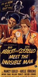 Abbott and Costello Meet the Invisible Man - Movie Poster (xs thumbnail)
