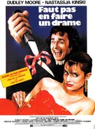 Unfaithfully Yours - French Movie Poster (xs thumbnail)