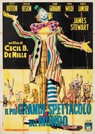 The Greatest Show on Earth - Italian Movie Poster (xs thumbnail)