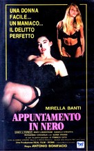 Appuntamento in nero - Italian VHS movie cover (xs thumbnail)