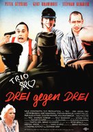 Drei gegen drei - German Movie Poster (xs thumbnail)