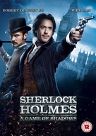 Sherlock Holmes: A Game of Shadows - British DVD movie cover (xs thumbnail)