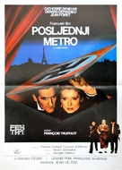 Le dernier m&eacute;tro - Yugoslav Movie Poster (xs thumbnail)