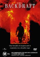Backdraft - Australian DVD movie cover (xs thumbnail)