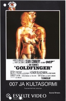 Goldfinger - Finnish Movie Poster (xs thumbnail)