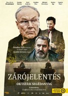 Z&aacute;r&oacute;jelent&eacute;s - Hungarian Movie Poster (xs thumbnail)