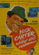 Nick Carter va tout casser - German Movie Poster (xs thumbnail)