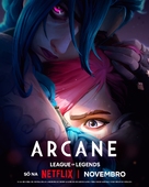 &quot;Arcane: League of Legends&quot; - Portuguese Movie Poster (xs thumbnail)