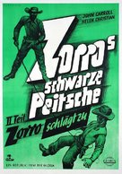 Zorro Rides Again - German Movie Poster (xs thumbnail)