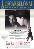Scent of a Woman - Swedish Movie Poster (xs thumbnail)