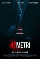 47 Meters Down - Italian Movie Poster (xs thumbnail)