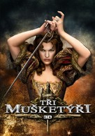 The Three Musketeers - Czech DVD movie cover (xs thumbnail)