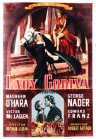 Lady Godiva of Coventry - Spanish Movie Poster (xs thumbnail)