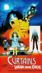 Curtains - German VHS movie cover (xs thumbnail)