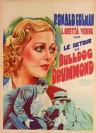 Bulldog Drummond Strikes Back - French Movie Poster (xs thumbnail)