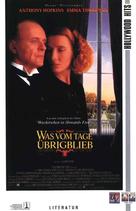 The Remains of the Day - German VHS movie cover (xs thumbnail)
