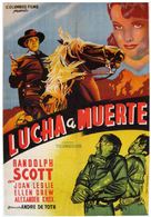 Man in the Saddle - Spanish Movie Poster (xs thumbnail)