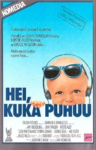 Look Who&#039;s Talking - Finnish VHS movie cover (xs thumbnail)