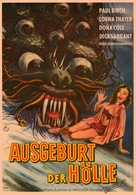 The Beast with a Million Eyes - German Movie Poster (xs thumbnail)