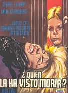 Chi l&#039;ha vista morire? - Spanish Movie Poster (xs thumbnail)